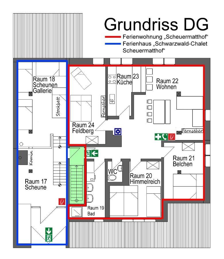 Wohlfuehl-ferienwohnung 80 Qm, 8 Personen, Aussicht & Heimkino Apartment Todtnau